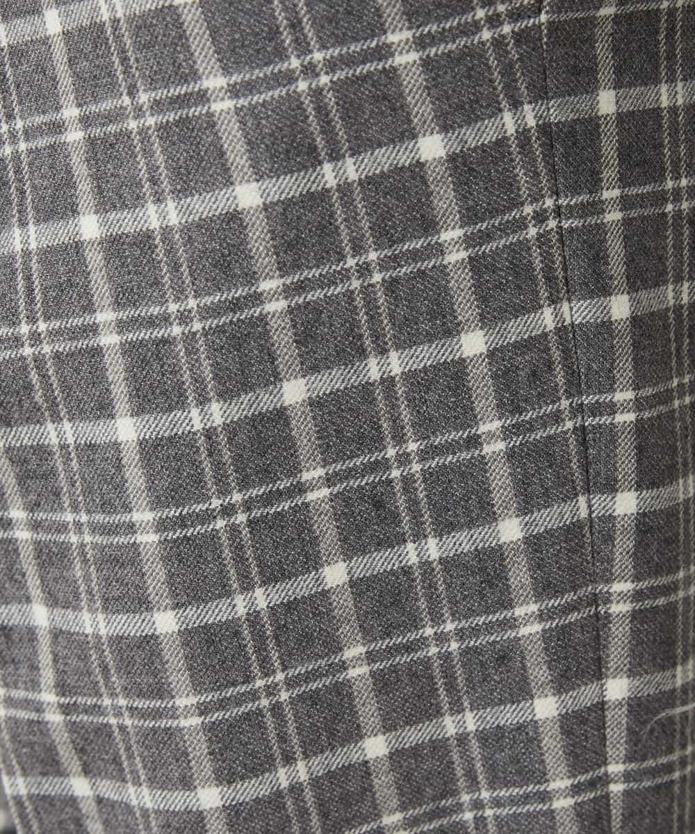 PZLAQ66250 GEORGES RECH(ジョルジュ・レッシュ) ウィンターチェックパンツ グレー