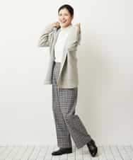 PZLAQ66250 GEORGES RECH(ジョルジュ・レッシュ) ウィンターチェックパンツ グレー