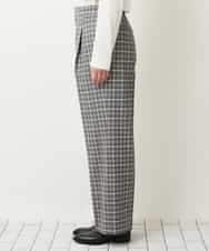 PZLAQ66250 GEORGES RECH(ジョルジュ・レッシュ) ウィンターチェックパンツ グレー