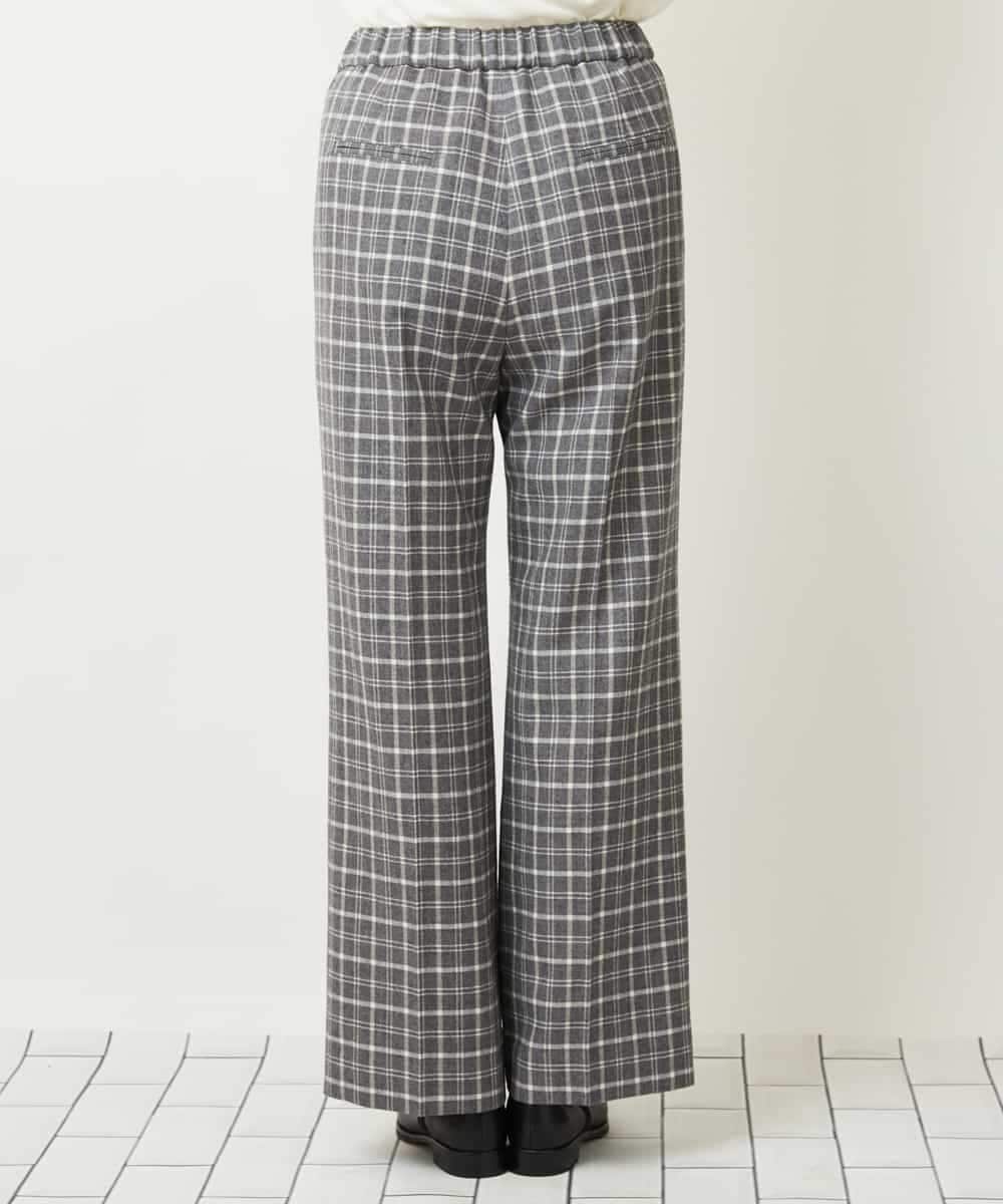 PZLAQ66250 GEORGES RECH(ジョルジュ・レッシュ) ウィンターチェックパンツ グレー