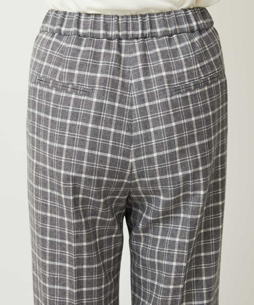PZLAQ66250 GEORGES RECH(ジョルジュ・レッシュ) ウィンターチェックパンツ グレー