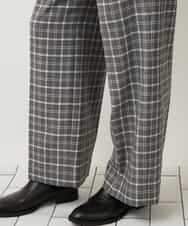 PZLAQ66250 GEORGES RECH(ジョルジュ・レッシュ) ウィンターチェックパンツ グレー