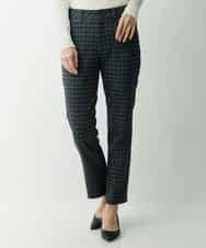 PZLAT64210 GEORGES RECH(ジョルジュ・レッシュ) スリムスティックパンツ アイボリー(チェック)