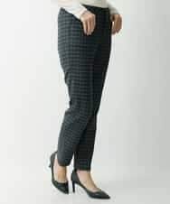 PZLAT64210 GEORGES RECH(ジョルジュ・レッシュ) スリムスティックパンツ アイボリー(チェック)