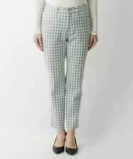 PZLAT64210 GEORGES RECH(ジョルジュ・レッシュ) スリムスティックパンツ アイボリー(チェック)