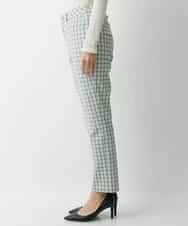 PZLAT64210 GEORGES RECH(ジョルジュ・レッシュ) スリムスティックパンツ アイボリー(チェック)