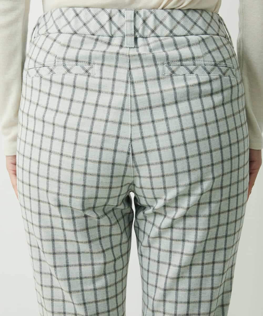 PZLAT64210 GEORGES RECH(ジョルジュ・レッシュ) スリムスティックパンツ アイボリー(チェック)