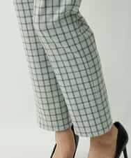 PZLAT64210 GEORGES RECH(ジョルジュ・レッシュ) スリムスティックパンツ アイボリー(チェック)