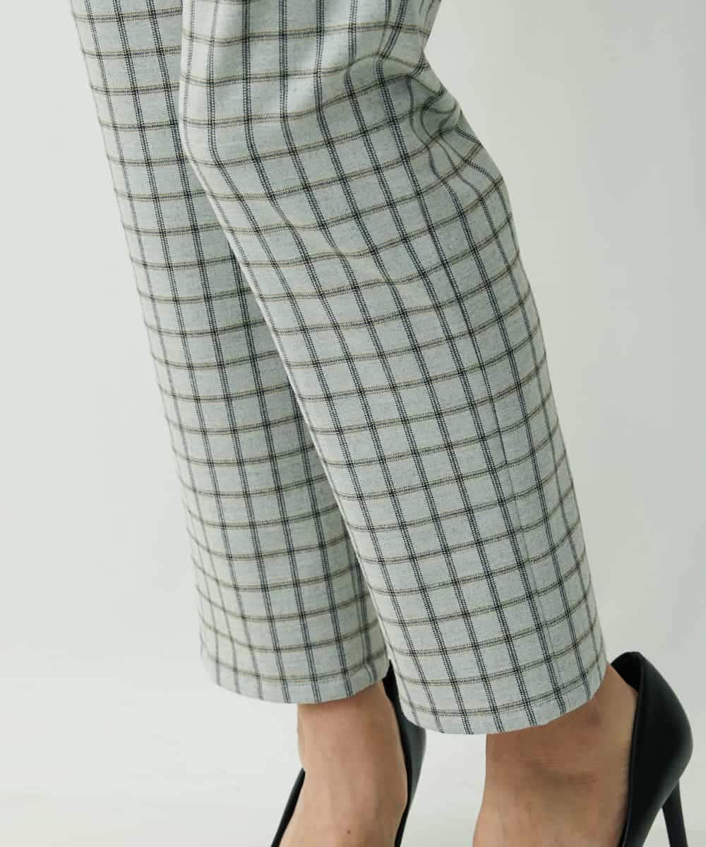 PZLAT64210 GEORGES RECH(ジョルジュ・レッシュ) スリムスティックパンツ アイボリー(チェック)