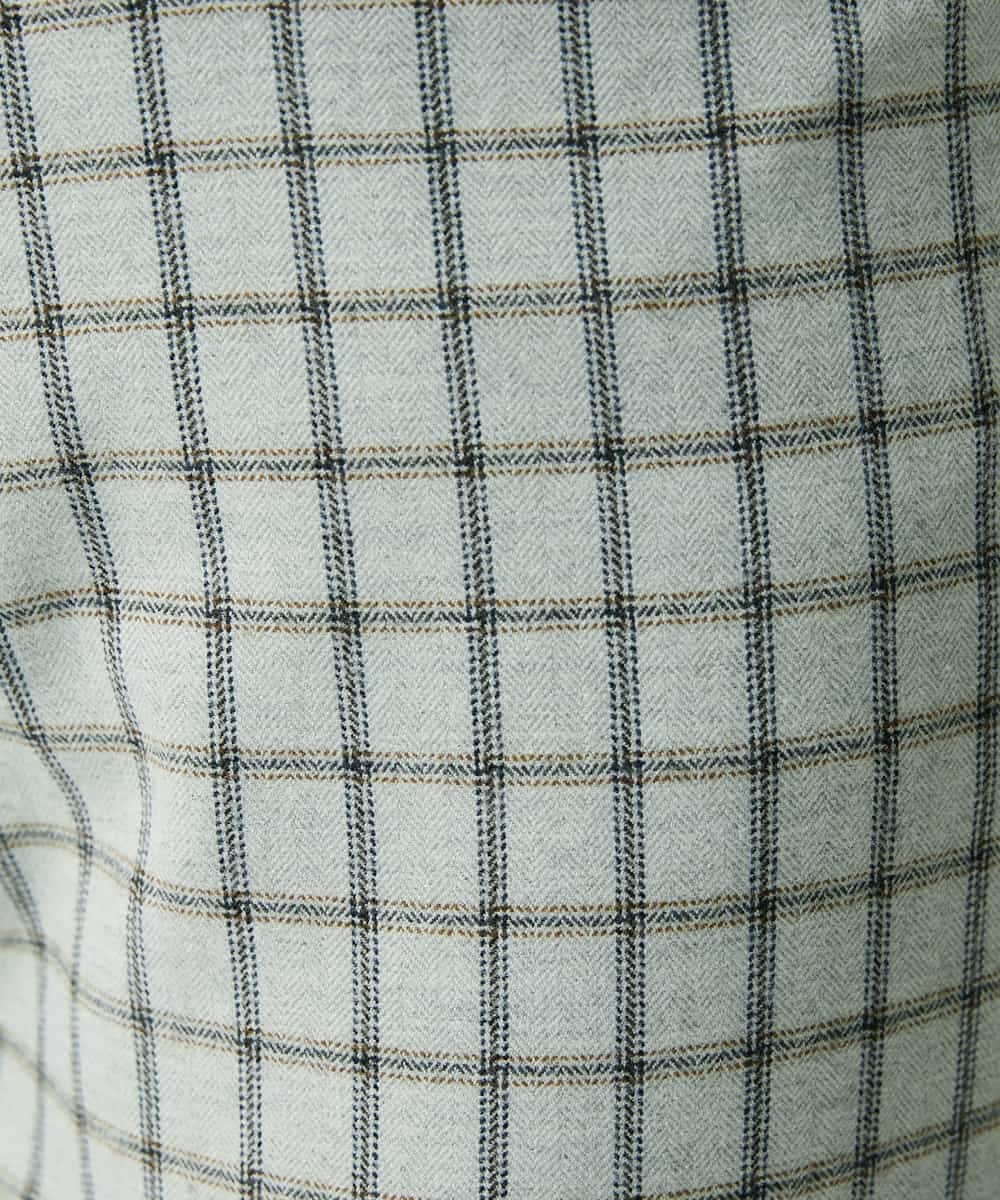 PZLAT64210 GEORGES RECH(ジョルジュ・レッシュ) スリムスティックパンツ アイボリー(チェック)