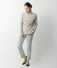 PZLAT64210 GEORGES RECH(ジョルジュ・レッシュ) スリムスティックパンツ アイボリー(チェック)