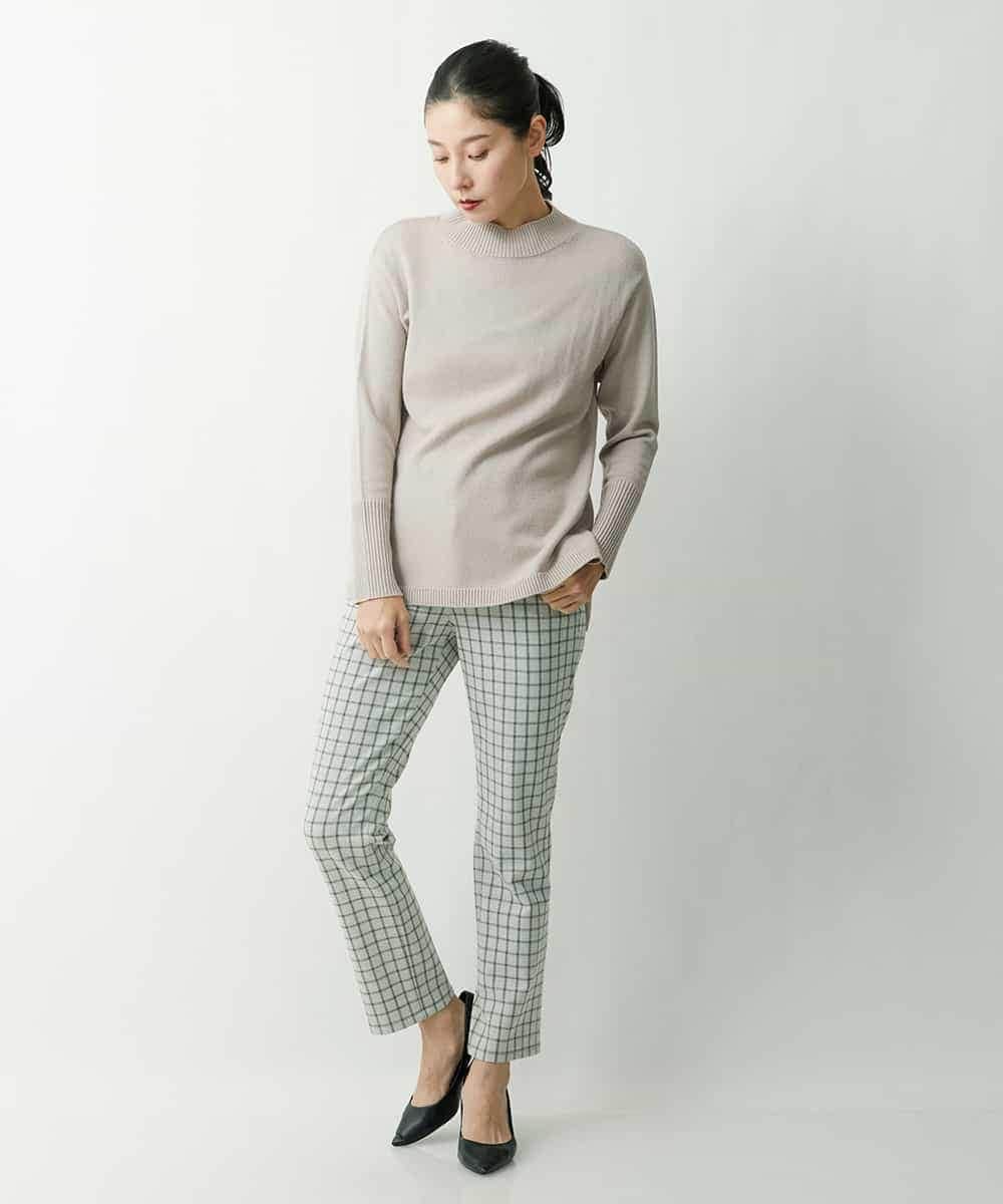 PZLAT64210 GEORGES RECH(ジョルジュ・レッシュ) スリムスティックパンツ アイボリー(チェック)