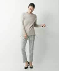 PZLAT64210 GEORGES RECH(ジョルジュ・レッシュ) スリムスティックパンツ アイボリー(チェック)