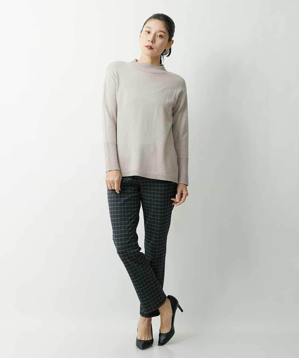 PZLAT64210 GEORGES RECH(ジョルジュ・レッシュ) スリムスティックパンツ アイボリー(チェック)