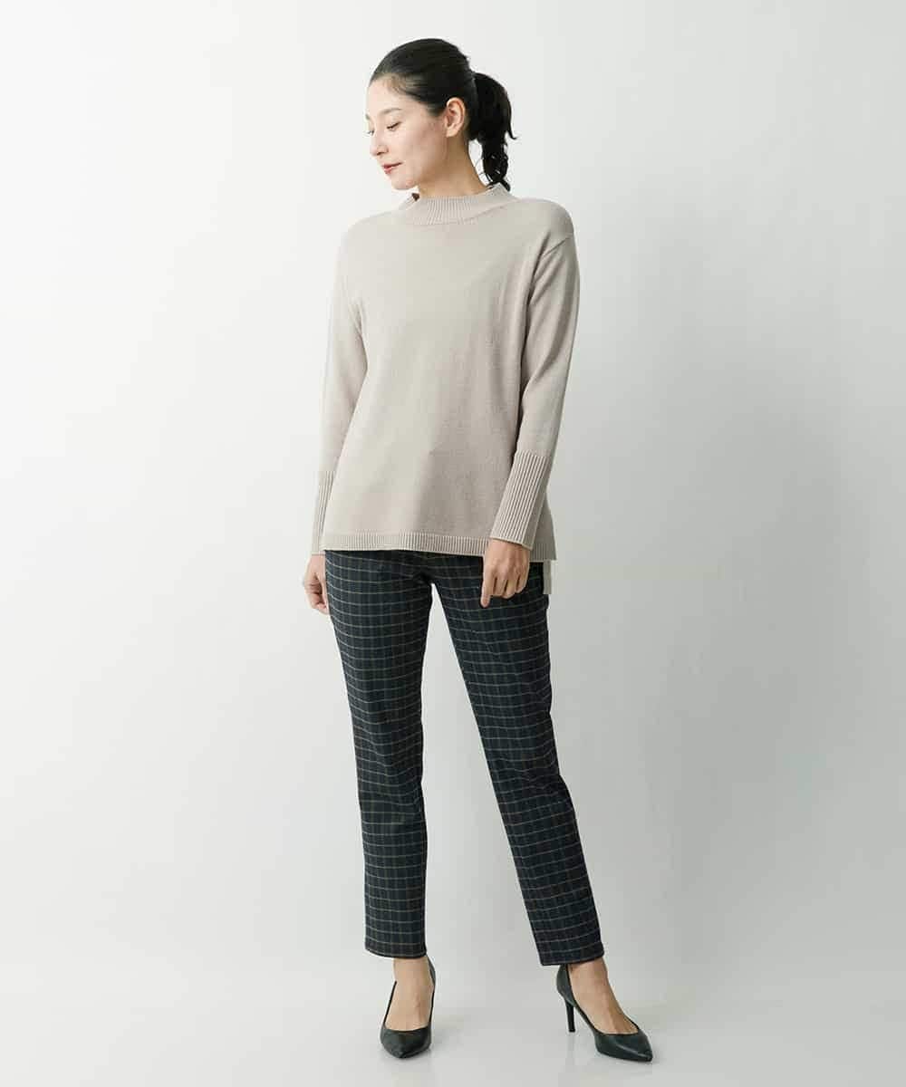 PZLAT64210 GEORGES RECH(ジョルジュ・レッシュ) スリムスティックパンツ アイボリー(チェック)