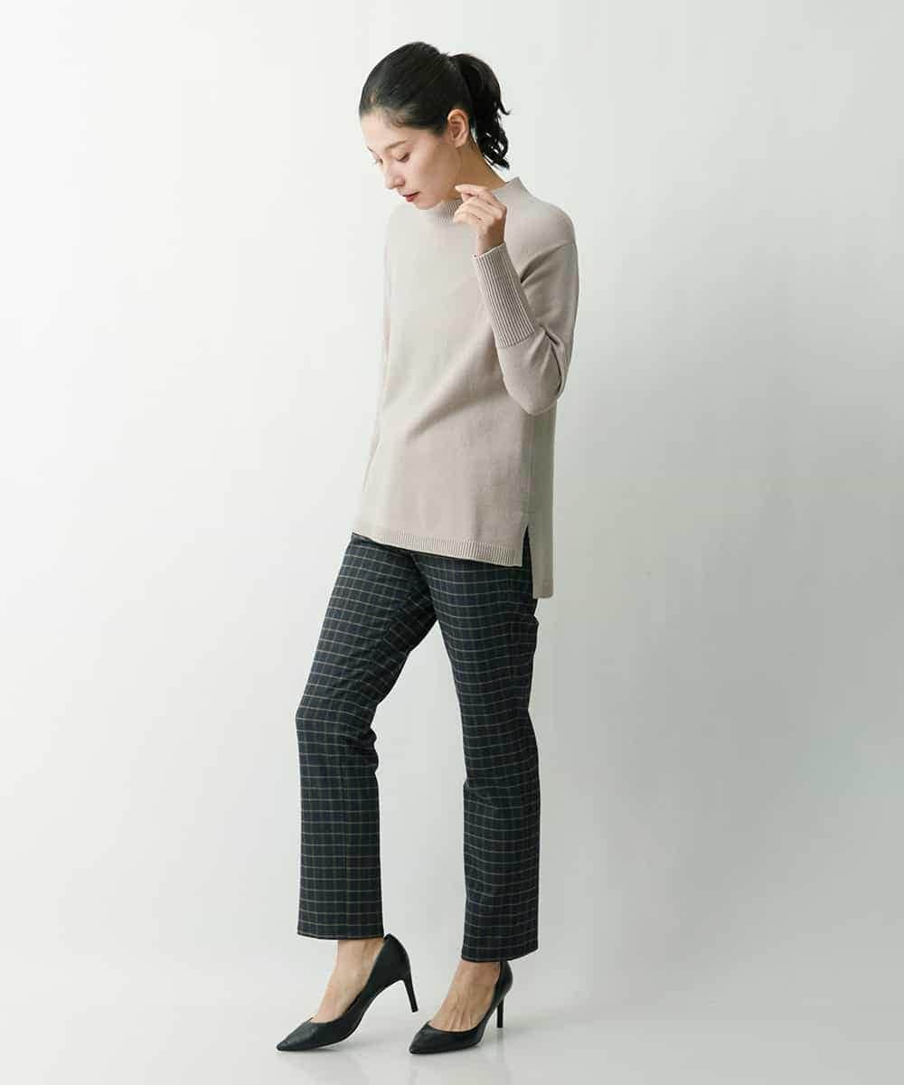 PZLAT64210 GEORGES RECH(ジョルジュ・レッシュ) スリムスティックパンツ アイボリー(チェック)