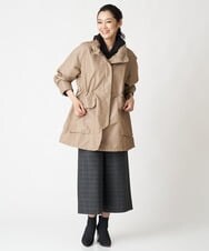 PZLAV59290 GEORGES RECH(ジョルジュ・レッシュ) グレンチェッククロップドワイドパンツ ダークグレー