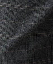 PZLAV59290 GEORGES RECH(ジョルジュ・レッシュ) グレンチェッククロップドワイドパンツ ダークグレー
