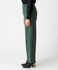 PZLAV60230 GEORGES RECH(ジョルジュ・レッシュ)  [日本製]裏起毛ストレッチワイドストレートパンツ グリーン