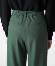 PZLAV60230 GEORGES RECH(ジョルジュ・レッシュ)  [日本製]裏起毛ストレッチワイドストレートパンツ グリーン