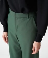 PZLAV60230 GEORGES RECH(ジョルジュ・レッシュ)  [日本製]裏起毛ストレッチワイドストレートパンツ グリーン