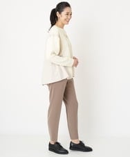 PZLAW05210 GEORGES RECH(ジョルジュ・レッシュ)  [日本製]センタープレステーパードパンツ ベージュ