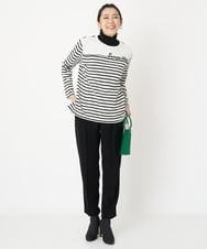 PZLAW05210 GEORGES RECH(ジョルジュ・レッシュ)  [日本製]センタープレステーパードパンツ ベージュ