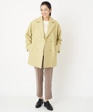 PZLAW05210 GEORGES RECH(ジョルジュ・レッシュ)  [日本製]センタープレステーパードパンツ ベージュ