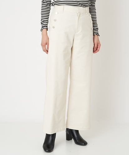 PZLAW19290 GEORGES RECH  [日本製]コーデュロイワイドストレートパンツ