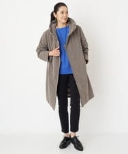 PZLAW20210 GEORGES RECH(ジョルジュ・レッシュ)  [日本製]ストレッチ裏起毛スキニーパンツ カーキ