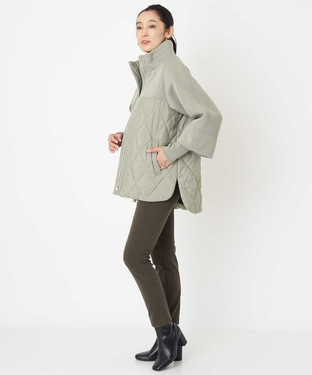 PZLAW20210 GEORGES RECH(ジョルジュ・レッシュ)  [日本製]ストレッチ裏起毛スキニーパンツ カーキ