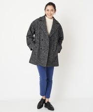 PZLAW20210 GEORGES RECH(ジョルジュ・レッシュ)  [日本製]ストレッチ裏起毛スキニーパンツ カーキ