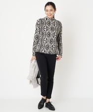 PZLAW20210 GEORGES RECH(ジョルジュ・レッシュ)  [日本製]ストレッチ裏起毛スキニーパンツ カーキ