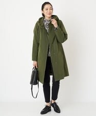PZLAW20210 GEORGES RECH(ジョルジュ・レッシュ)  [日本製]ストレッチ裏起毛スキニーパンツ カーキ