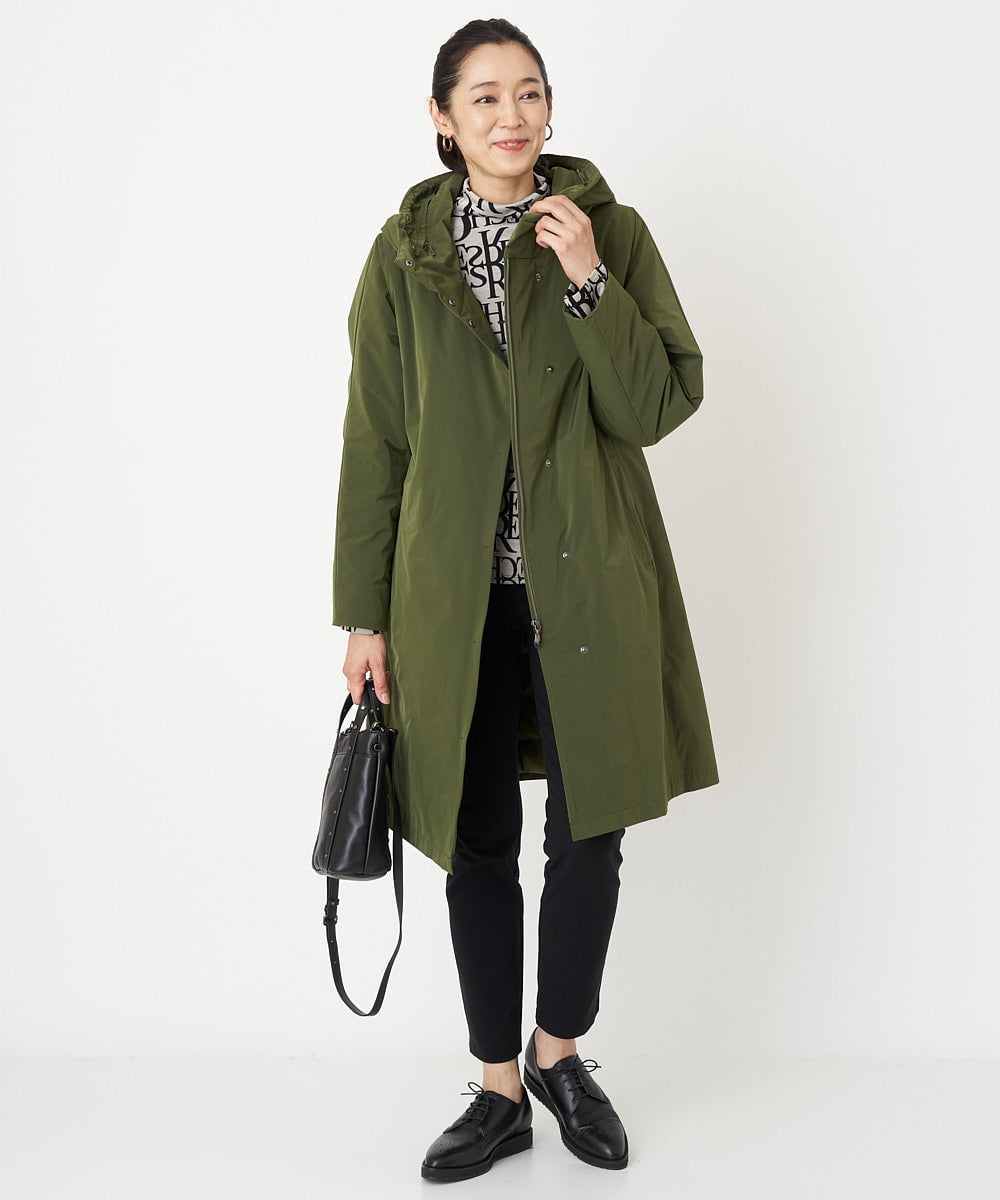 PZLAW20210 GEORGES RECH(ジョルジュ・レッシュ)  [日本製]ストレッチ裏起毛スキニーパンツ カーキ