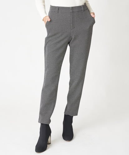 PZLAX46210 GEORGES RECH  [日本製]両面起毛ストレッチテーパードパンツ