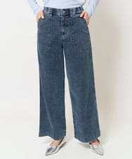 PZLEA26270 GEORGES RECH(ジョルジュ・レッシュ)  [セットアップ対応]8.5ozスウェットデニムパンツ ブルー
