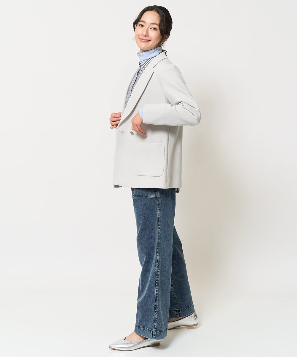 PZLEA26270 GEORGES RECH(ジョルジュ・レッシュ)  [セットアップ対応]8.5ozスウェットデニムパンツ ブルー