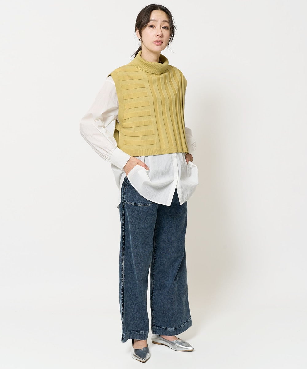 PZLEA26270 GEORGES RECH(ジョルジュ・レッシュ)  [セットアップ対応]8.5ozスウェットデニムパンツ ブルー