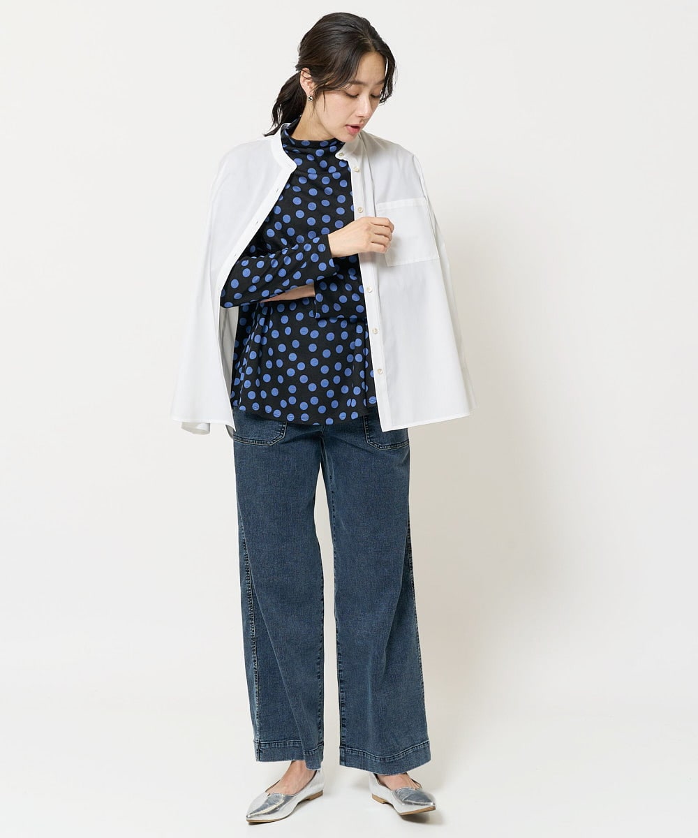 PZLEA26270 GEORGES RECH(ジョルジュ・レッシュ)  [セットアップ対応]8.5ozスウェットデニムパンツ ブルー