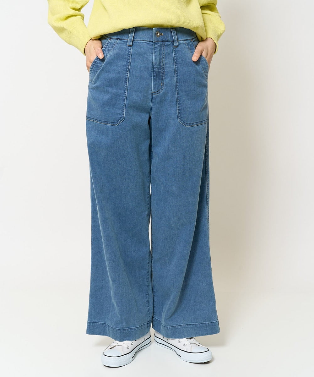 PZLEA26270 GEORGES RECH(ジョルジュ・レッシュ)  [セットアップ対応]8.5ozスウェットデニムパンツ ブルー