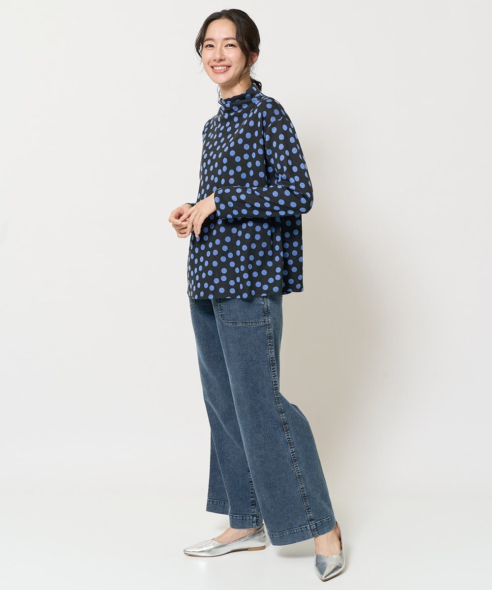 PZLEA26270 GEORGES RECH(ジョルジュ・レッシュ)  [セットアップ対応]8.5ozスウェットデニムパンツ ブルー