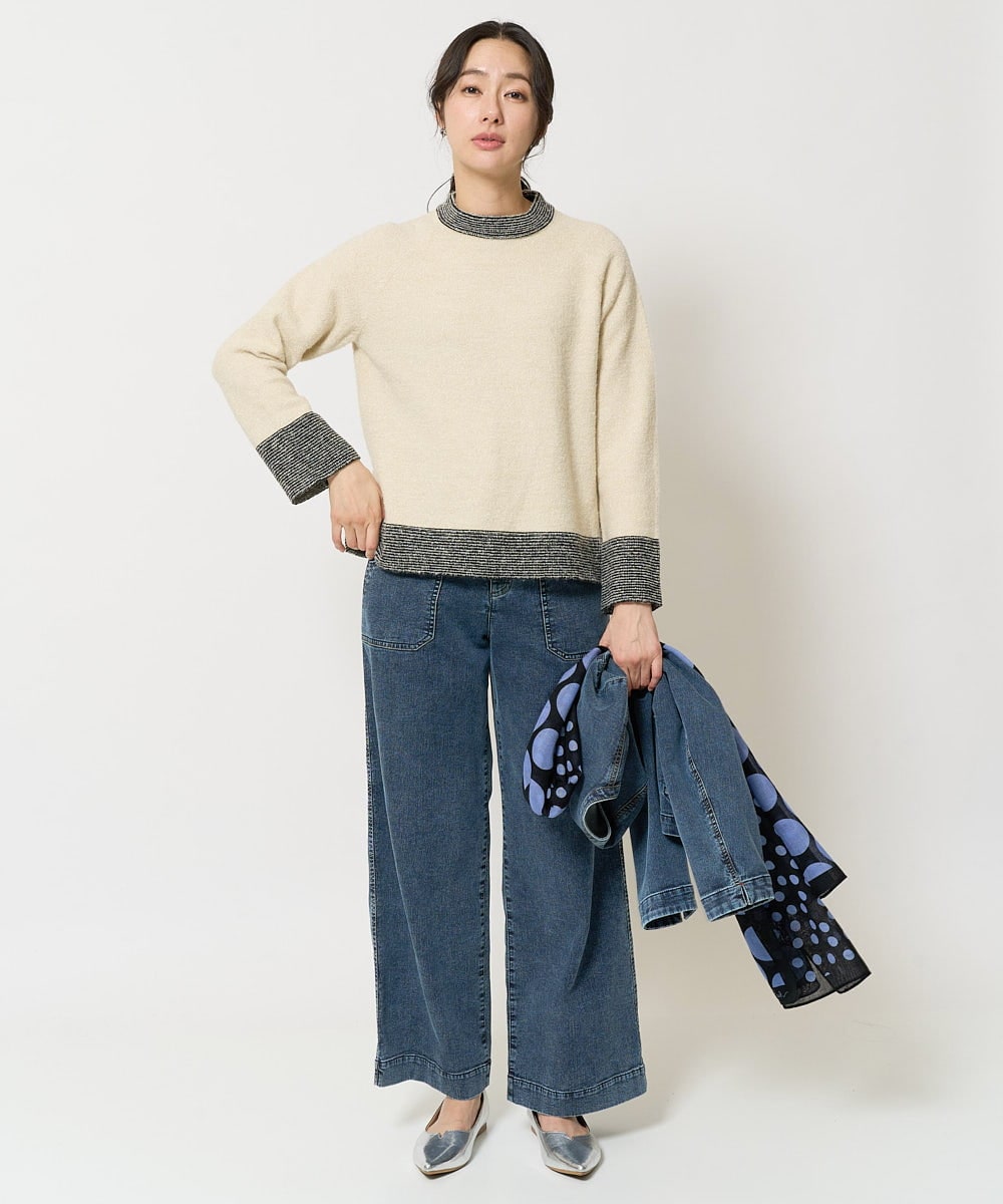 PZLEA26270 GEORGES RECH(ジョルジュ・レッシュ)  [セットアップ対応]8.5ozスウェットデニムパンツ ブルー