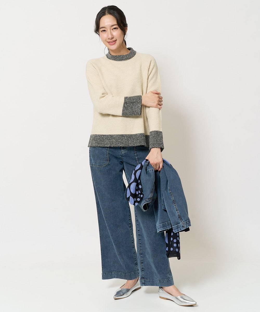 PZLEA26270 GEORGES RECH(ジョルジュ・レッシュ)  [セットアップ対応]8.5ozスウェットデニムパンツ ブルー