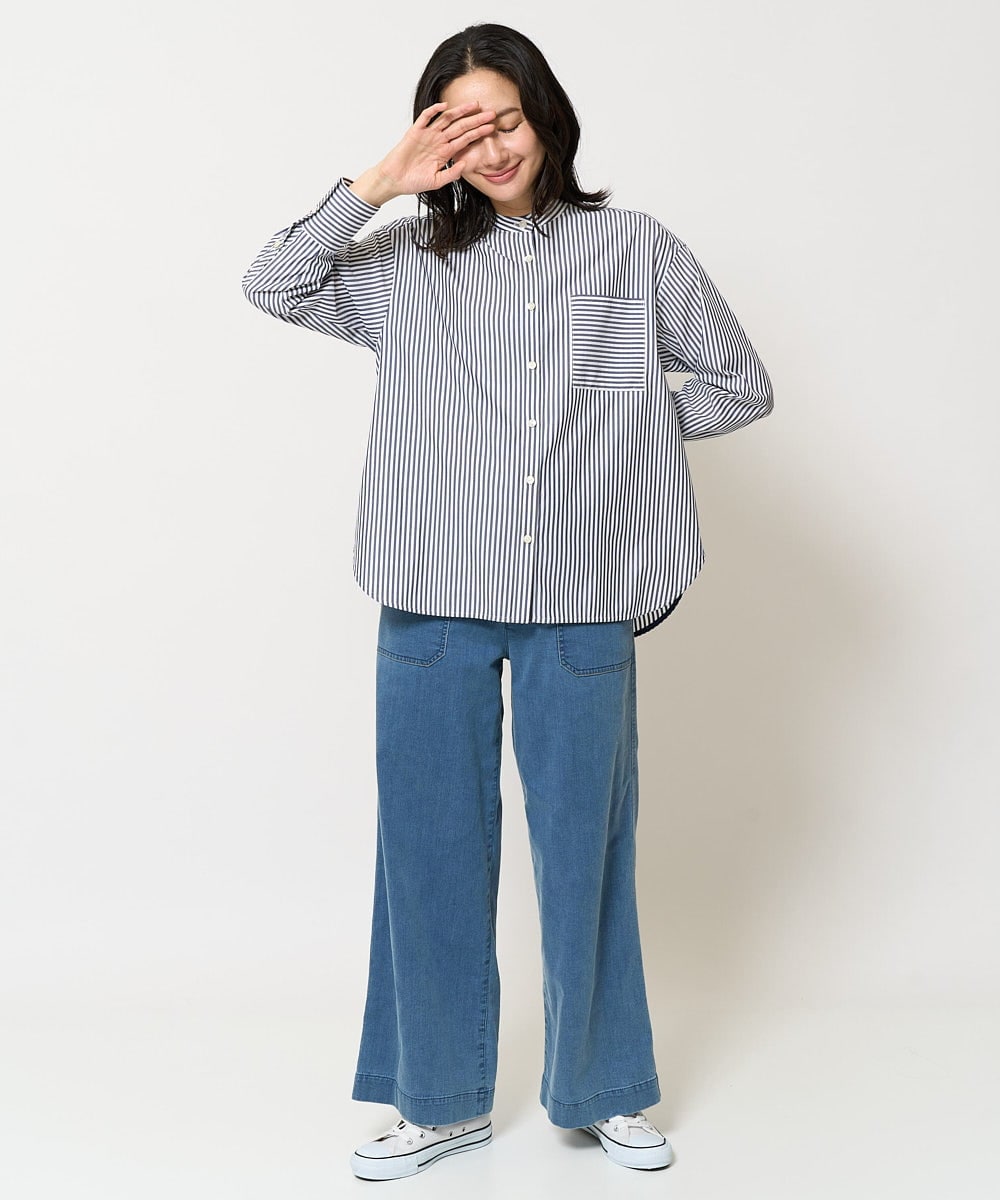 PZLEA26270 GEORGES RECH(ジョルジュ・レッシュ)  [セットアップ対応]8.5ozスウェットデニムパンツ ブルー