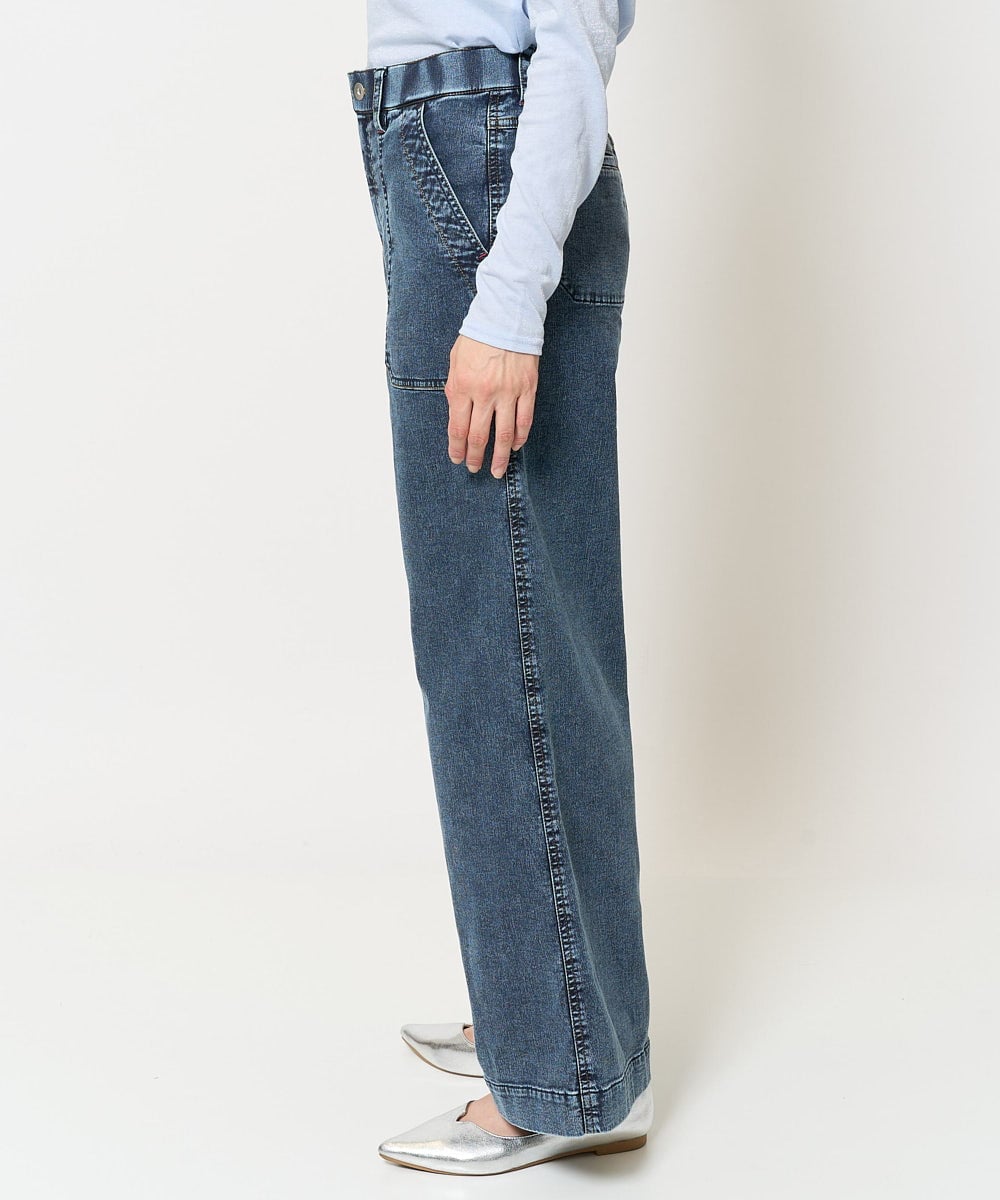 PZLEA26270 GEORGES RECH(ジョルジュ・レッシュ)  [セットアップ対応]8.5ozスウェットデニムパンツ ブルー