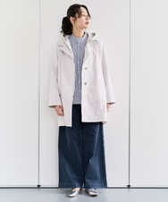 PZLEE01270 GEORGES RECH(ジョルジュ・レッシュ)  [セットアップ対応]ジャージーデニムワイドパンツ ブルー