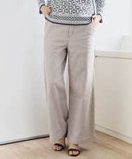 PZLEE01270 GEORGES RECH(ジョルジュ・レッシュ)  [セットアップ対応]ジャージーデニムワイドパンツ ブルー