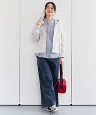 PZLEE01270 GEORGES RECH(ジョルジュ・レッシュ)  [セットアップ対応]ジャージーデニムワイドパンツ ブルー