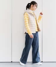 PZLEE01270 GEORGES RECH(ジョルジュ・レッシュ)  [セットアップ対応]ジャージーデニムワイドパンツ ブルー